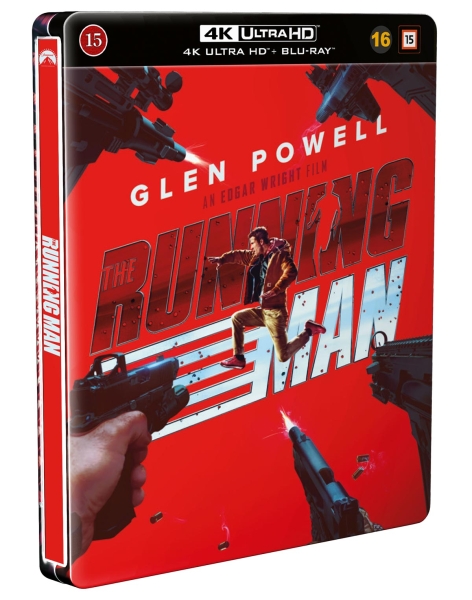 Movie - The Running Man (2025) (Steelbook 2-Disc / 4K UHD + Blu-ray) i gruppen FILM / Film UHD-4K / Action hos Bengans Skivbutik AB (5678325)