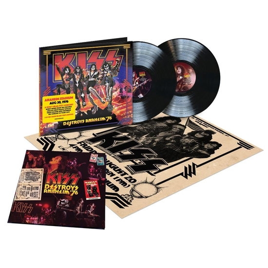 Kiss - Destroys Anaheim 76 (Black 2LP) i gruppen VI TIPSAR / Fredagsreleaser / 2026-08-21 hos Bengans Skivbutik AB (5678362)
