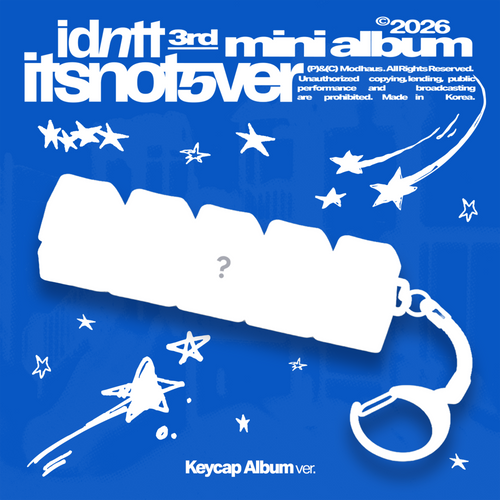Idntt - Itsnotover (Keycap Album) i gruppen MERCHANDISE / Merch+Code / Kommande / K-Pop hos Bengans Skivbutik AB (5678424)