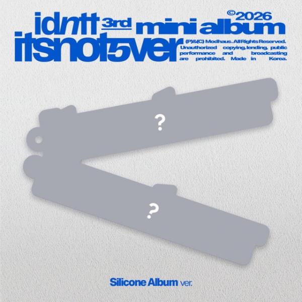 Idntt - Itsnotover (Silicone Album) i gruppen MERCHANDISE / Merch+Code / Kommande / K-Pop hos Bengans Skivbutik AB (5678425)