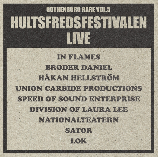 Various - Gothenburg Rare Vol. 5 - Live At Hultsfredsfestivalen i gruppen VINYL / Kommande / Pop-Rock hos Bengans Skivbutik AB (5678455)