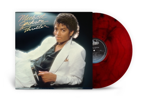Jackson Michael - Thriller (Limited Edition Red & Black Marble Vinyl) i gruppen VINYL / Kommande / Pop-Rock hos Bengans Skivbutik AB (5678473)