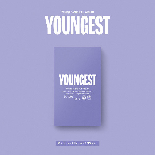 Young K (Day6) - Youngest (Platform Album Fans Ver.) i gruppen MERCHANDISE / Merch+Code / Kommande / K-Pop hos Bengans Skivbutik AB (5678545)