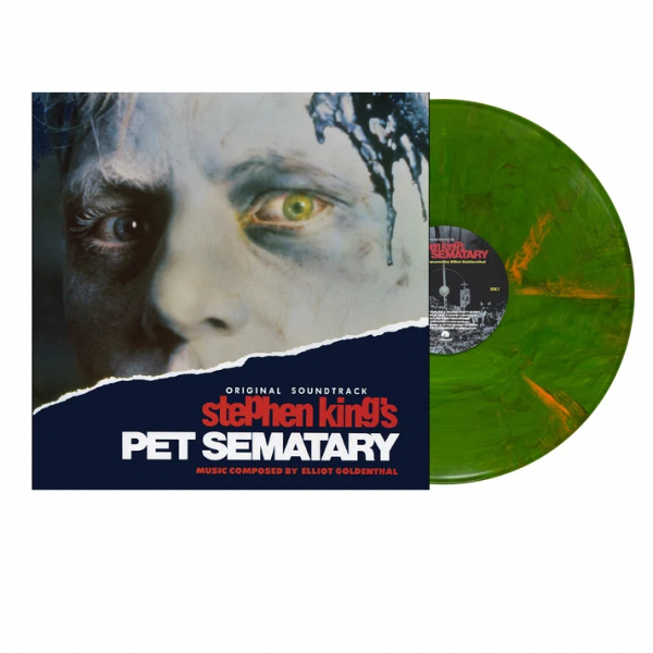 Elliot Goldenthal - Stephen King's Pet Sematary (Original Soundtrack / Neon Green w. Orange Swirl Dead Catseye Vinyl LP) i gruppen VINYL / Pop-Rock hos Bengans Skivbutik AB (5678852)