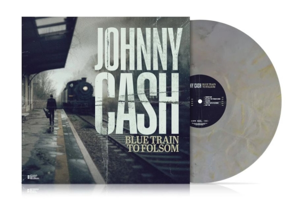 Cash Johnny - Blue Train To Folsom (Marbled Vinyl i gruppen VINYL / Kommande / Country hos Bengans Skivbutik AB (5679962)