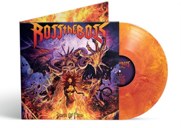 Ross The Boss - Born On Fire (Marbled Vinyl Lp) i gruppen VINYL / Kommande / Hårdrock hos Bengans Skivbutik AB (5680112)