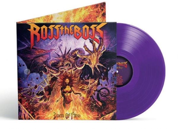 Ross The Boss - Born On Fire (Purple Vinyl Lp) i gruppen VINYL / Kommande / Hårdrock hos Bengans Skivbutik AB (5680113)