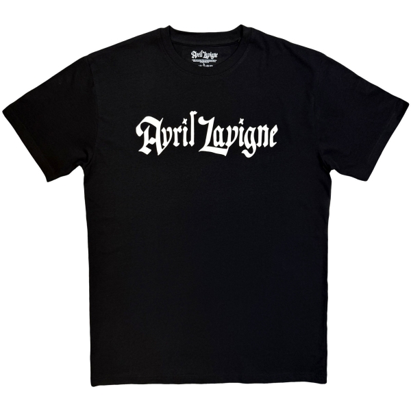 Avril Lavigne - Logo Mono Uni Bl T-Shirt i gruppen MERCHANDISE / T-shirt / Kommande / Pop-Rock hos Bengans Skivbutik AB (5680722r)