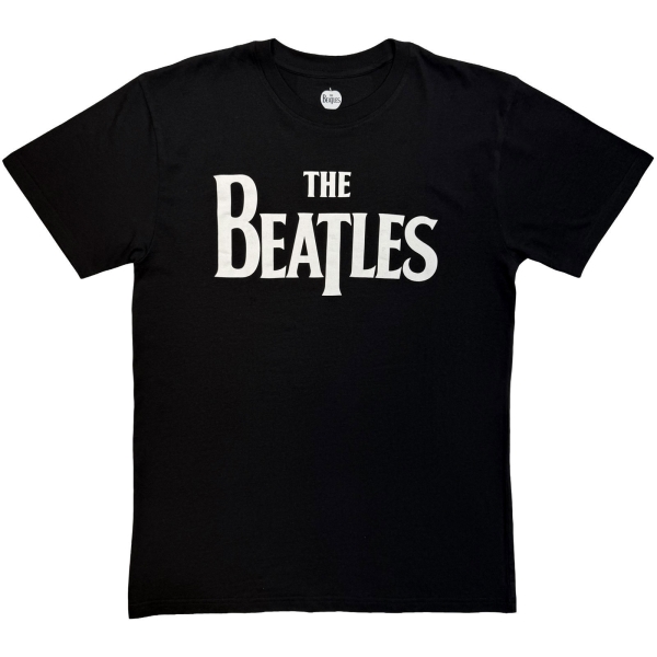 The Beatles - Drop T Logo Mono Uni Bl T-Shirt i gruppen MERCHANDISE / T-shirt / Kommande / Pop-Rock hos Bengans Skivbutik AB (5680726r)