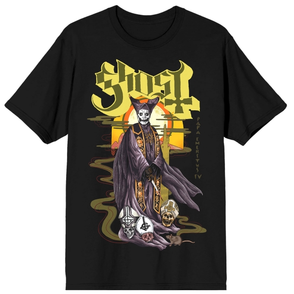 Ghost - Mondo Mucha Uni Bl T-Shirt i gruppen MERCHANDISE / T-shirt / Kommande / Hårdrock hos Bengans Skivbutik AB (5680745r)