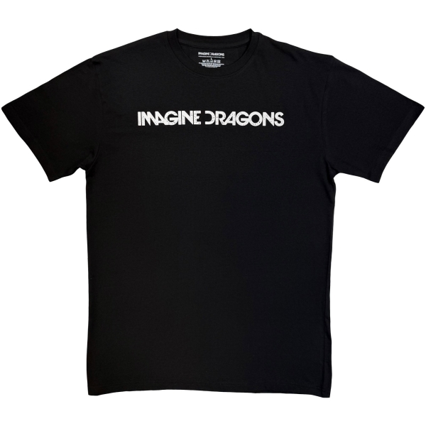 Imagine Dragons - Logo Mono Uni Bl T-Shirt i gruppen MERCHANDISE / T-shirt / Kommande / Pop-Rock hos Bengans Skivbutik AB (5680754r)