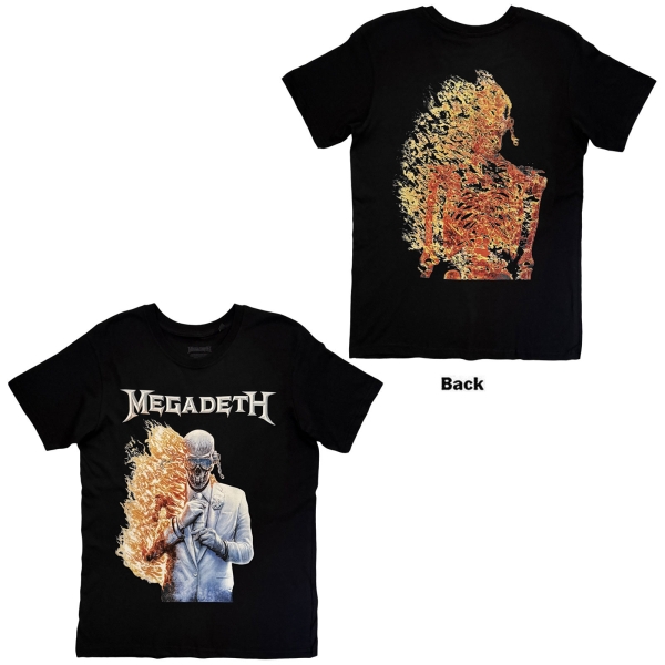 Megadeth - White Album Vic Flame Uni Bl T-Shirt i gruppen MERCHANDISE / T-shirt / Kommande / Hårdrock hos Bengans Skivbutik AB (5680759r)