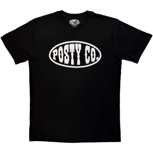 Post Malone - Logo Mono Uni Bl T-Shirt i gruppen MERCHANDISE / T-shirt / Kommande / RnB-Soul hos Bengans Skivbutik AB (5680774r)