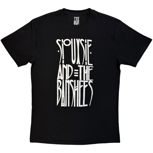 Siouxsie & The Banshees - Logo Mono Uni Bl T-Shirt i gruppen MERCHANDISE / T-shirt / Kommande / Pop-Rock hos Bengans Skivbutik AB (5680784r)