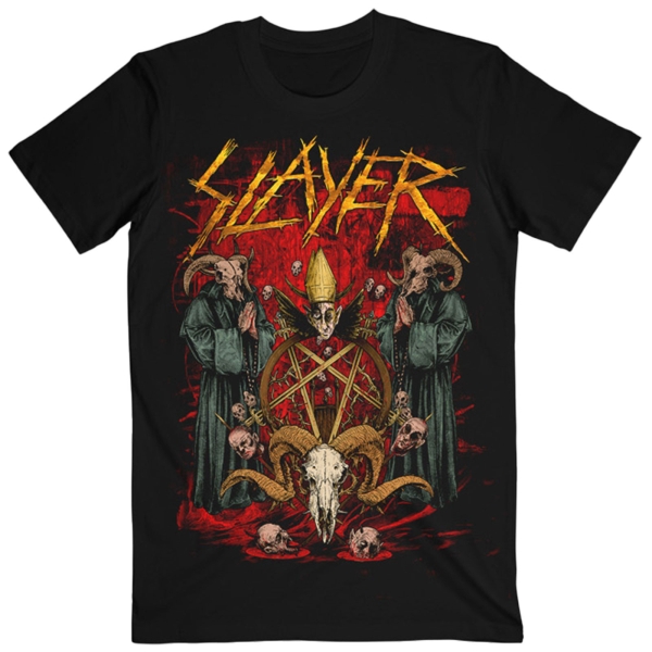 Slayer - Goat Pray Uni Bl T-Shirt i gruppen MERCHANDISE / T-shirt / Hårdrock hos Bengans Skivbutik AB (5680785r)