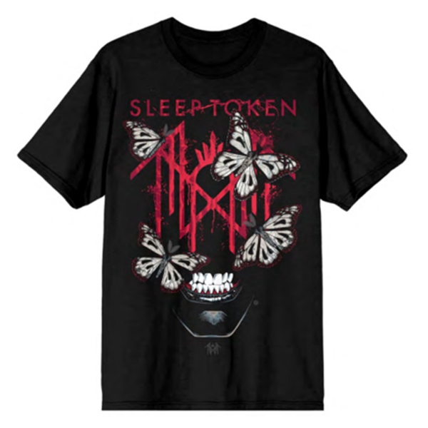 Sleep Token - Rhys Logo Face Uni Bl T-Shirt i gruppen MERCHANDISE / T-shirt / Kommande / Hårdrock hos Bengans Skivbutik AB (5680788r)