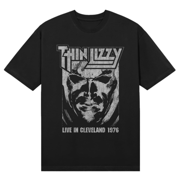 Thin Lizzy - Jailbreak Live In Cleveland 76 Uni Bl T-Shirt i gruppen MERCHANDISE / T-shirt / Kommande / Hårdrock hos Bengans Skivbutik AB (5680797r)