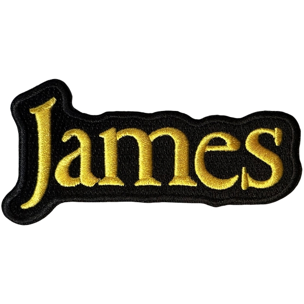 James - Logo Woven Patch i gruppen MERCHANDISE / Tygmärke /  /  hos Bengans Skivbutik AB (5680919)
