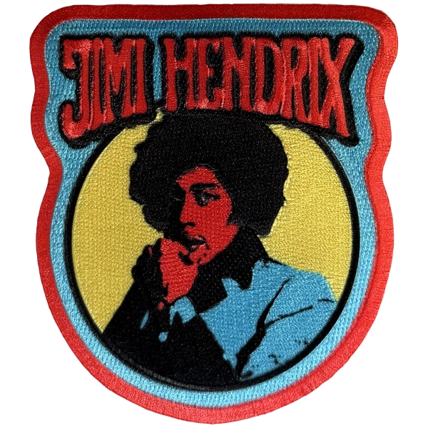 Jimi Hendrix - Vintage Circle Woven Patch i gruppen MERCHANDISE / Tygmärke /  /  hos Bengans Skivbutik AB (5680930)