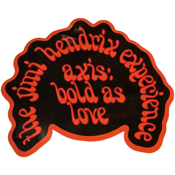 Jimi Hendrix - Axis Sticker i gruppen MERCHANDISE / Merch / Kommande / Pop-Rock hos Bengans Skivbutik AB (5680936)