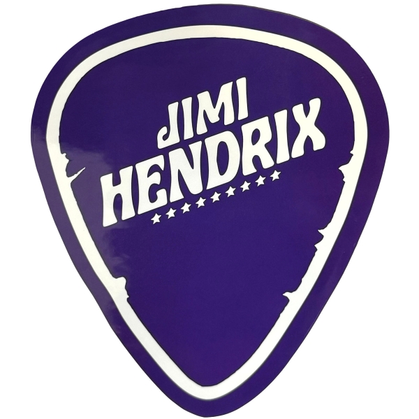 Jimi Hendrix - Plectrum Sticker i gruppen MERCHANDISE / Merch / Kommande / Pop-Rock hos Bengans Skivbutik AB (5680938)