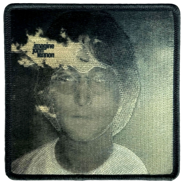 John Lennon - Imagine Album Printed Patch i gruppen MERCHANDISE / Tygmärke /  /  hos Bengans Skivbutik AB (5680957)