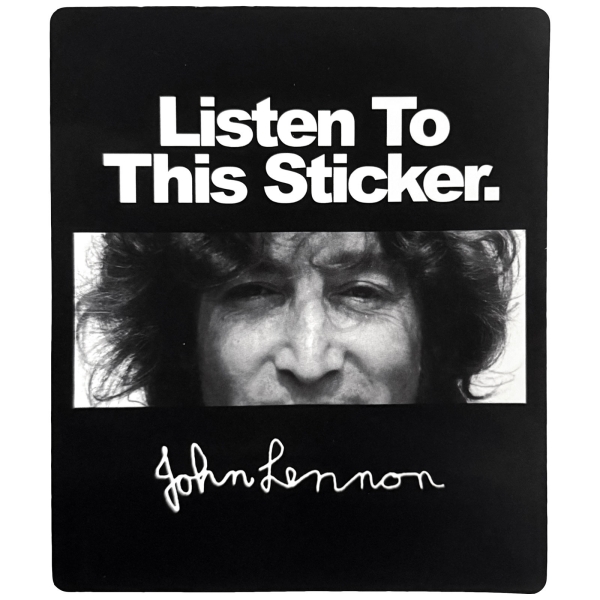 John Lennon - Listen Sticker i gruppen MERCHANDISE / Merch / Kommande / Pop-Rock hos Bengans Skivbutik AB (5680960)