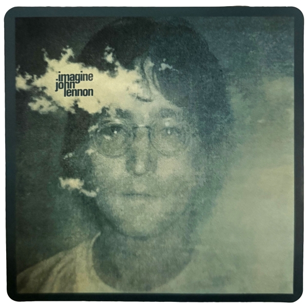 John Lennon - Imagine Album Sticker i gruppen MERCHANDISE / Merch / Kommande / Pop-Rock hos Bengans Skivbutik AB (5680969)