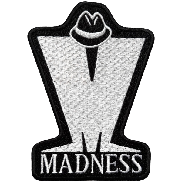 Madness - M Logo Woven Patch i gruppen MERCHANDISE / Tygmärke /  /  hos Bengans Skivbutik AB (5680990)