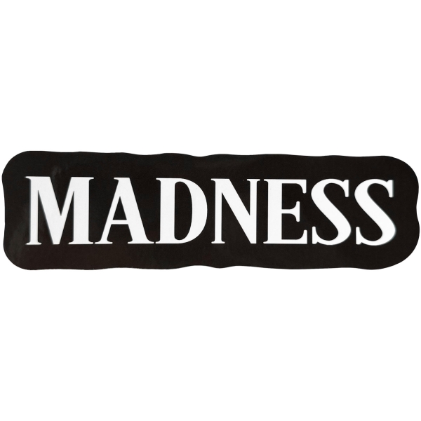 Madness - Text Logo Sticker i gruppen MERCHANDISE / Merch / Kommande / Pop-Rock hos Bengans Skivbutik AB (5680994)