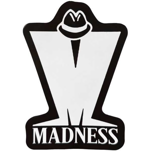 Madness - M Logo Sticker i gruppen MERCHANDISE / Merch / Kommande / Pop-Rock hos Bengans Skivbutik AB (5680996)