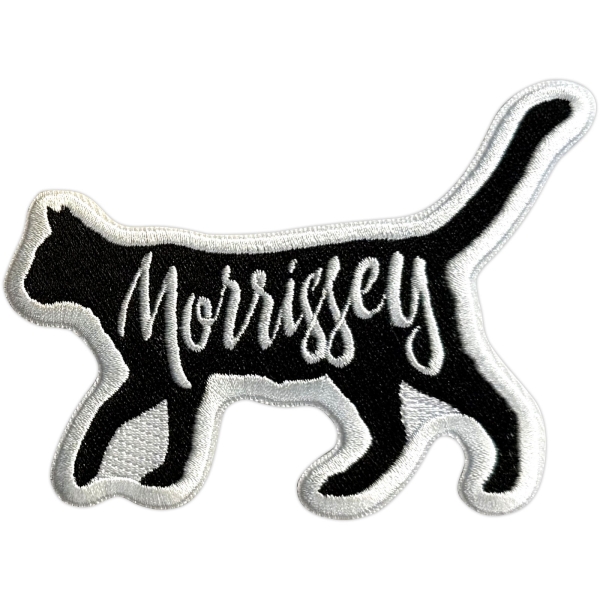 Morrissey - Cat Logo Woven Patch i gruppen MERCHANDISE / Tygmärke /  /  hos Bengans Skivbutik AB (5681009)