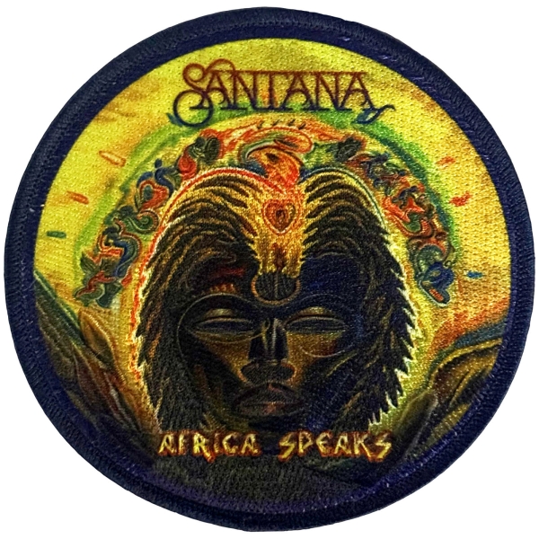 Santana - Africa Speaks Printed Patch i gruppen MERCHANDISE / Tygmärke / / hos Bengans Skivbutik AB (5681102)