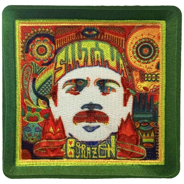 Santana - Corazon Printed Patch i gruppen MERCHANDISE / Tygmärke /  /  hos Bengans Skivbutik AB (5681103)