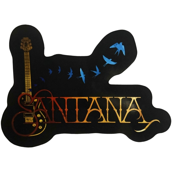Santana - Guitar & Birds Sticker i gruppen MERCHANDISE / Merch / Kommande / Pop-Rock hos Bengans Skivbutik AB (5681107)