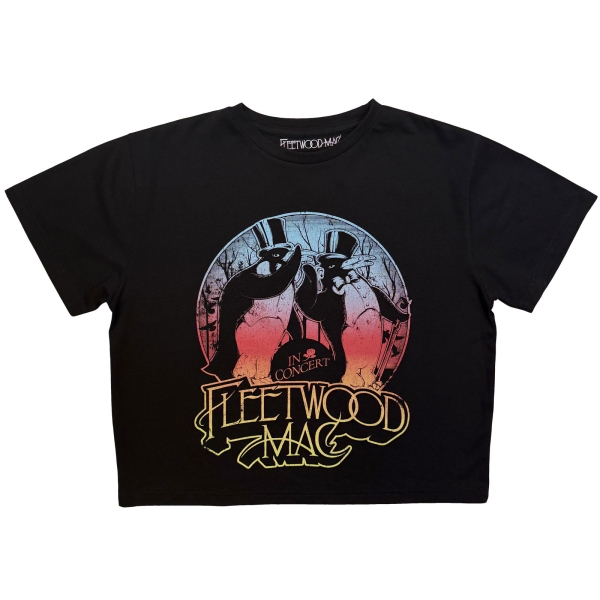 Fleetwood Mac - Gradient Penguins Lady Bl Crop Top i gruppen MERCHANDISE / T-shirt / Kommande / Pop-Rock hos Bengans Skivbutik AB (5681156r)