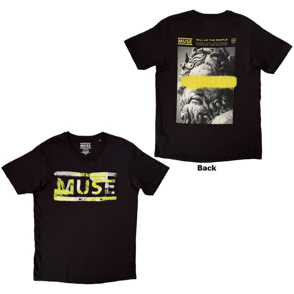 Muse - Will Of The People Uni Bl T-Shirt i gruppen MERCHANDISE / T-shirt / Kommande / Pop-Rock hos Bengans Skivbutik AB (5681172r)