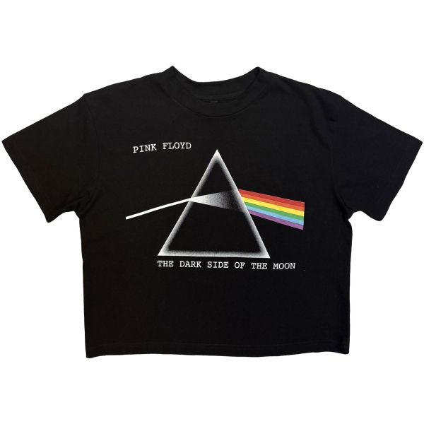 Pink Floyd - Dsotm Courier Lady Bl Crop Top i gruppen MERCHANDISE / T-shirt / Kommande / Pop-Rock hos Bengans Skivbutik AB (5681182r)