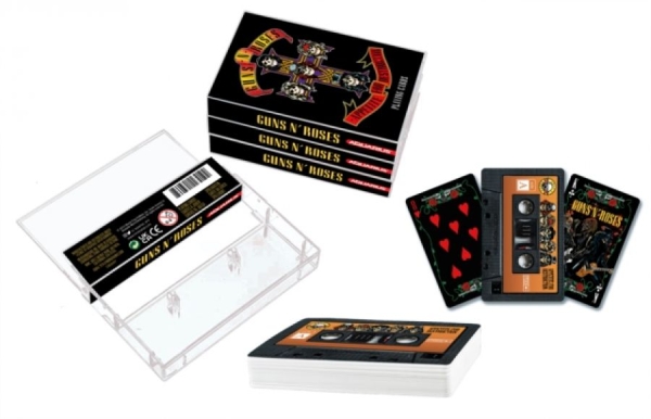 Guns N Roses - Playing Cards Cassette (6.5 Cm X 1. i gruppen MERCHANDISE / T-shirt / Kommande / Hårdrock hos Bengans Skivbutik AB (5681272)