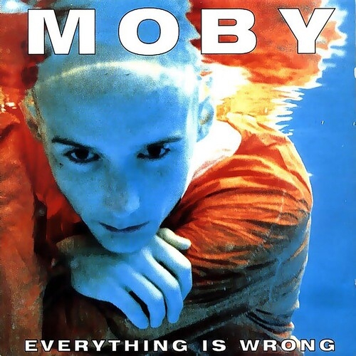 Moby - Everything Is Wrong (Light Blue Vinyl) i gruppen VINYL / Elektroniskt hos Bengans Skivbutik AB (5681588)