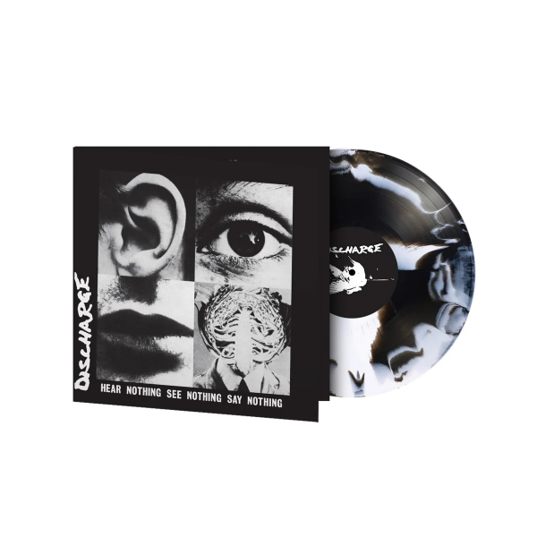 Discharge - Hear Nothing See Nothing Say Nothing (White & Black Swirl Vinyl LP) i gruppen VI TIPSAR / Fredagsreleaser / 2026-09-18 hos Bengans Skivbutik AB (5681651)