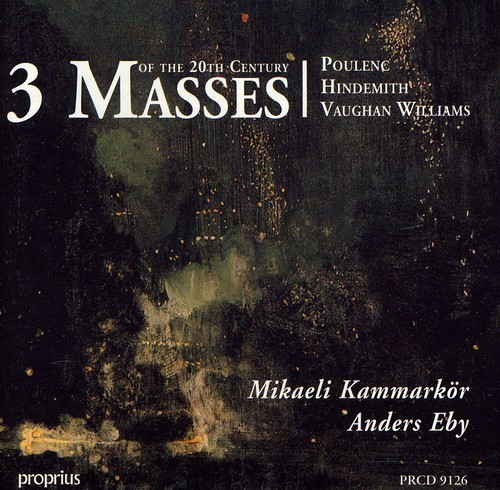 Poulenc/Hindesmith - 3 Masses Of 20Th Century i gruppen CD / Klassiskt hos Bengans Skivbutik AB (5681658)