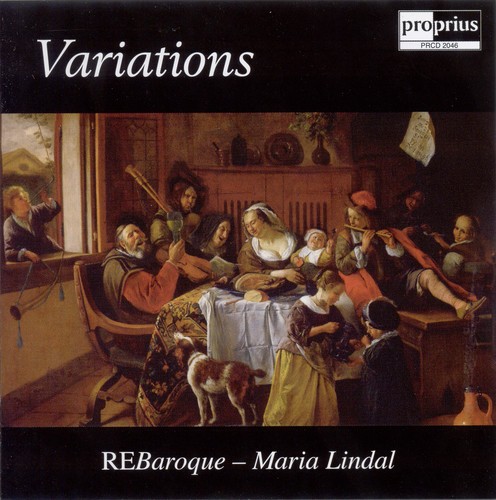 Rebaroque / Maria Lindal - Variations i gruppen CD / Klassiskt hos Bengans Skivbutik AB (5681661)