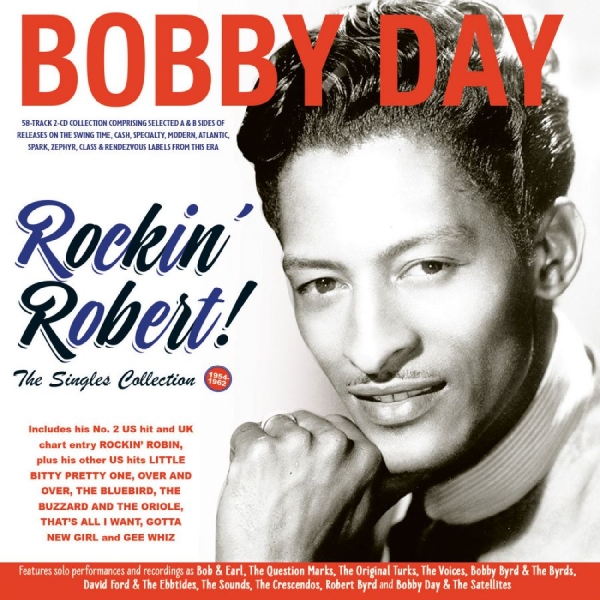 Bobby Day - Rockin' Robert!! The Singles Collec i gruppen CD / Nyheter / Blues hos Bengans Skivbutik AB (5681769)