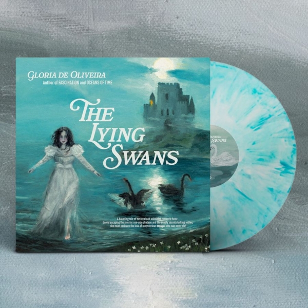De Oliveira Gloria - Lying Swans The (White Blue Marbled i gruppen VINYL / Kommande / Pop-Rock hos Bengans Skivbutik AB (5682112)