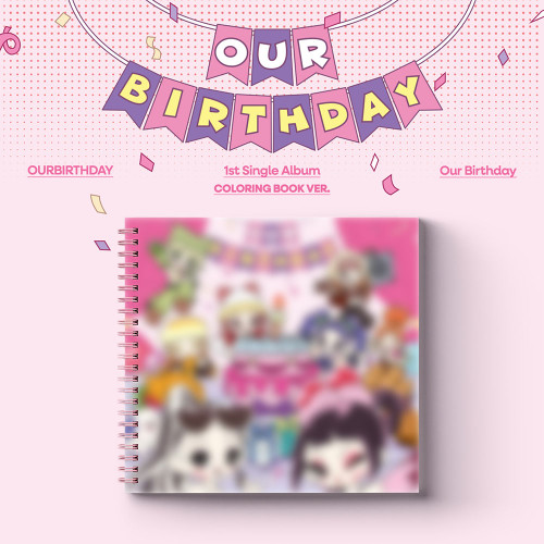 Ourbirthday - Our Birthday (Coloring Book Ver.) i gruppen CD / Kommande / K-Pop hos Bengans Skivbutik AB (5682164)