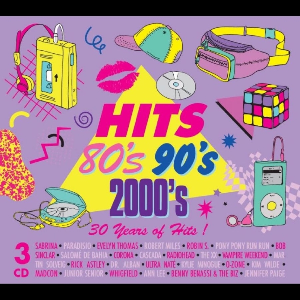 Various Artists - Hits 80'S 90'S 2000'S - 30 Years Of i gruppen CD / Kommande / Pop-Rock hos Bengans Skivbutik AB (5682267)