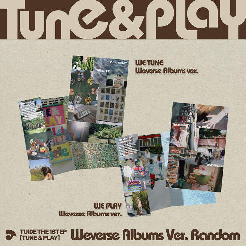 Tuide - Tune & Play (We Tuide) (Weverse Albums Ver.) (Random Ver.) i gruppen MERCHANDISE / Merch+Code / Kommande / K-Pop hos Bengans Skivbutik AB (5682581)