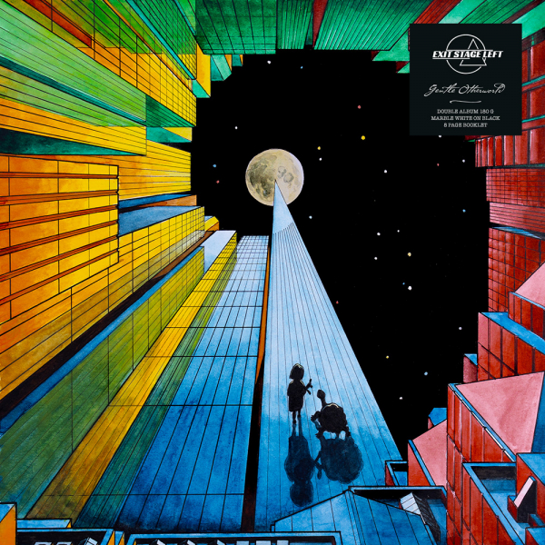 Exit Stage Left - Gentle Otherworld (Subtle Marble White On Black Vinyl / 2LP) i gruppen VINYL / Nyheter / Pop-Rock hos Bengans Skivbutik AB (5682613)