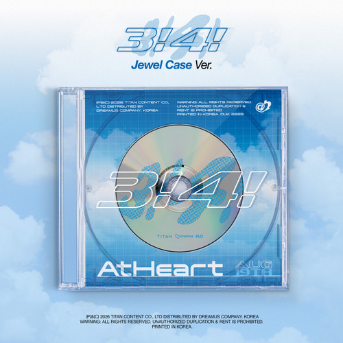 AtHeart - 3!4! (Jewel Case Ver.) i gruppen CD / Kommande / K-Pop hos Bengans Skivbutik AB (5682652)